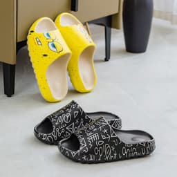 image-Coconut Slippers Women PVC Beach Flip Flops Off-White