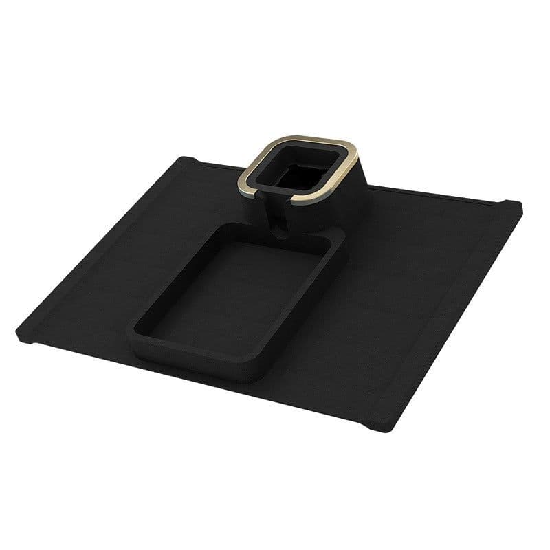 image-Silicone Sofa Cup Holder - Black Square