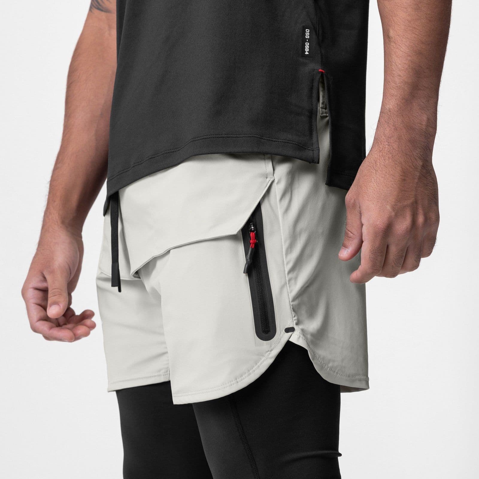 image-Men's Basketball Shorts - Black, 4XL, Breathable Beach Pants