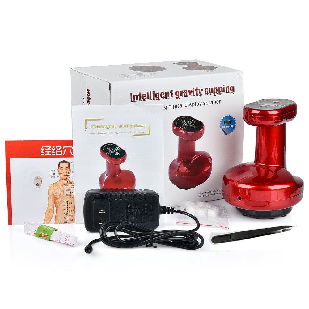 image-Physiological therapy pulse massager negative pressure suction Sha beauty instrument gravity operator electric scraping instrument cupping device
