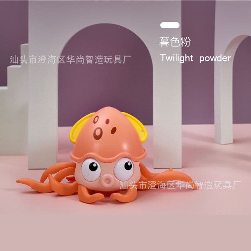 image-Douyin Toy Crab Induction Escape Children's Electric Toys Rechargeable Luminous Music Novelty Street Stall Night Market