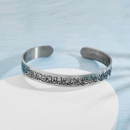 image-Stainless Steel Retro Arabic Bracelet - Unisex Fashion Jewelry 2023