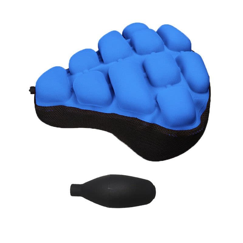image-New bicycle cushion accessories mountain bike foldable inflatable airbag seat cushion cover saddle portable delivery inflator