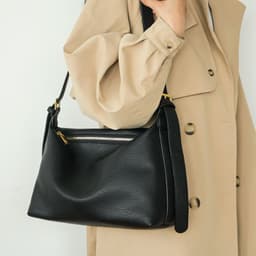 image-Self-operated Large Capacity Crossbody Bag - Dark Brown PU 2023