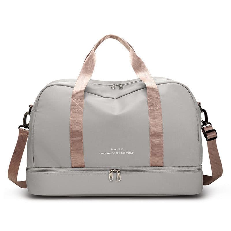 image-Congenial World Travel Bag 20-35L Light Pink