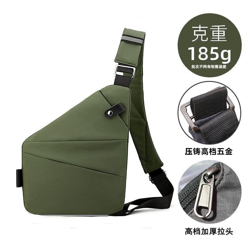 image-Tactical Chest Bag - Oxford Cloth Crossbody Shoulder Bag