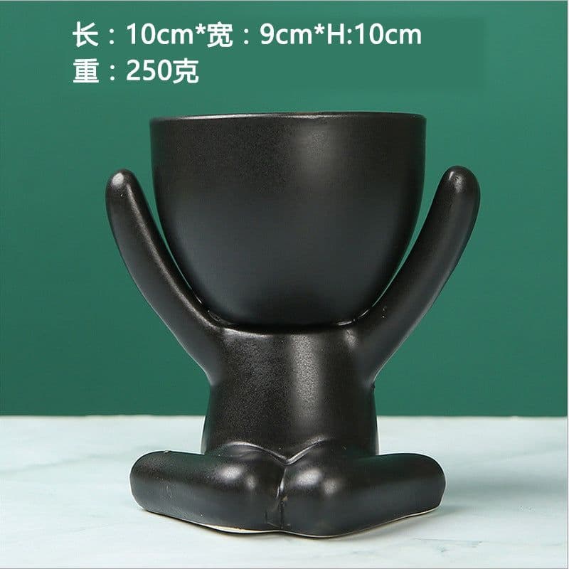 image-Sanwuxuan Nordic Ceramic Succulent Pot