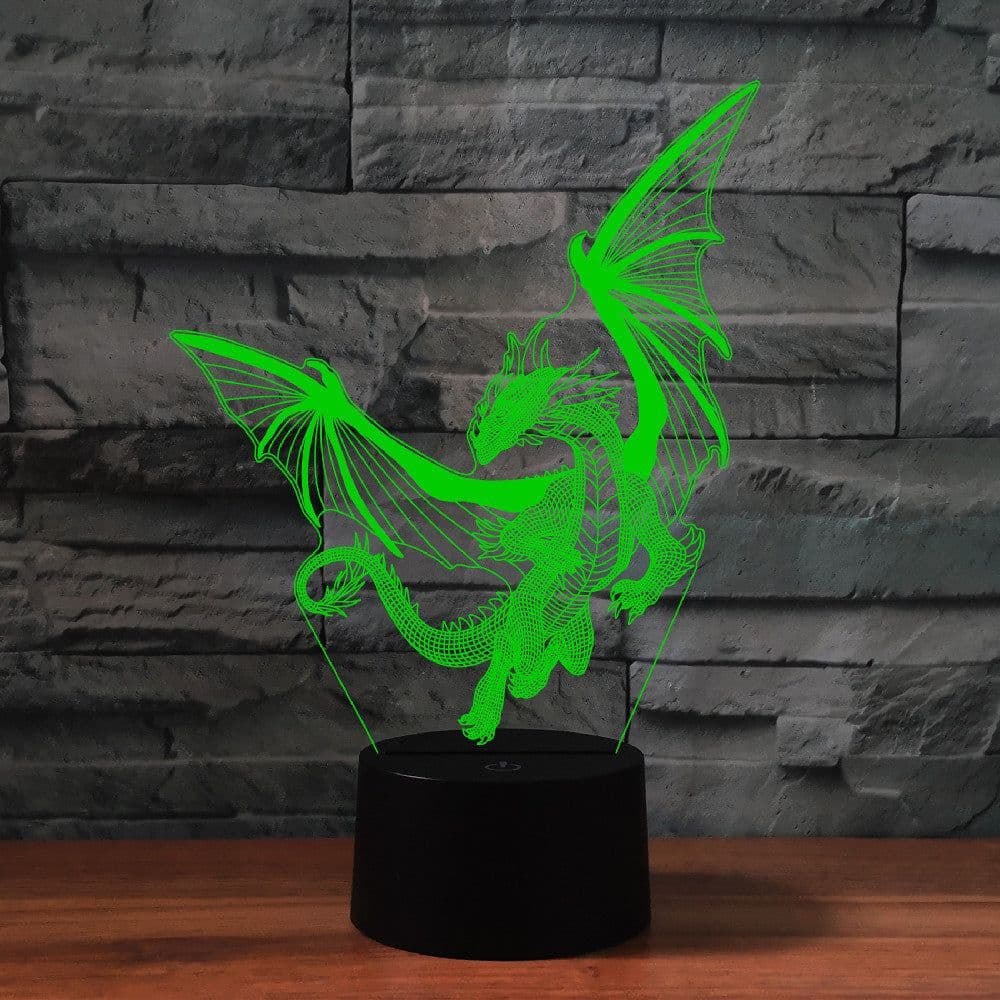 image-Dinosaur 3D LED Night Light Remote Control 16 Color