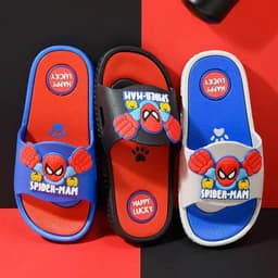 image-Kids Cartoon Slippers - Gray Spider-Man, Size 38-39, Summer 2023
