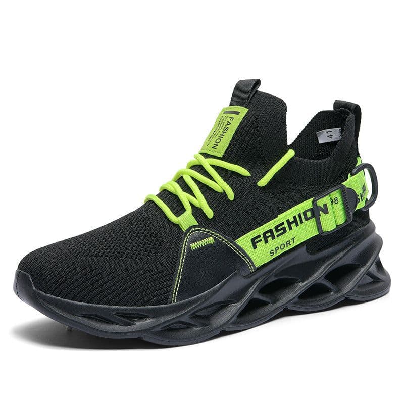 image-Spot Large Men's Running Shoes Sizes 45-46 Lightweight Breathable Mesh