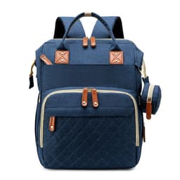 image-Diaper Bag Backpack - Large Capacity with Stroller Straps