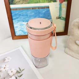 image-RG Portable Mini Juicer Cup - Light Blue 150W