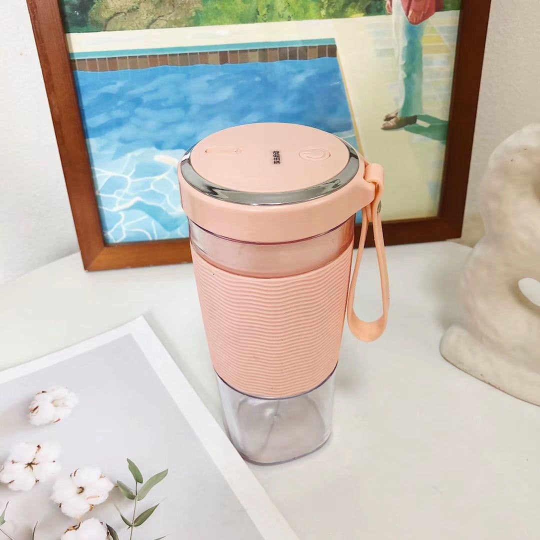 image-RG Portable Mini Juicer Cup - Light Blue 150W