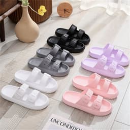 image-Beard Shushu Flip Flops - Pink 44/45 Couple EVA