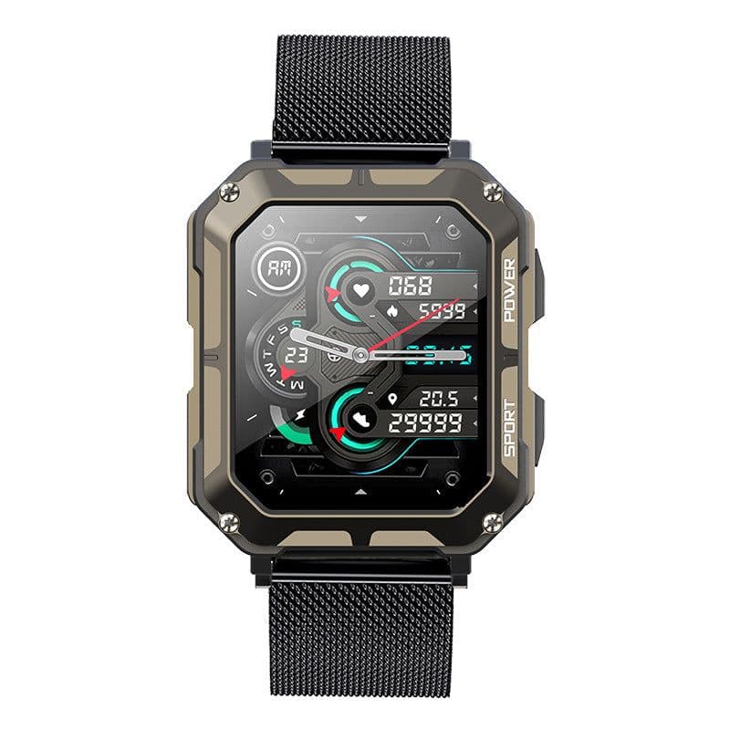 image-C20PRO Bluetooth Smart Watch - Heart Rate Monitor, Sports, Orange