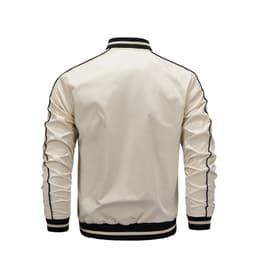 image-Men's new US size large size cross-border loose-fitting fashion jacket autumn and winter casual trend jacket solid color logo can be