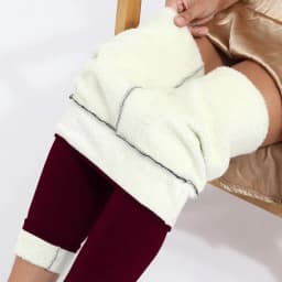 image-Women's Winter Thermal Leggings Plus Velvet Navy XXXL