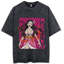 image-Black Cartoon T-Shirt, Breathable, XXXL, Loose Fit, Men's