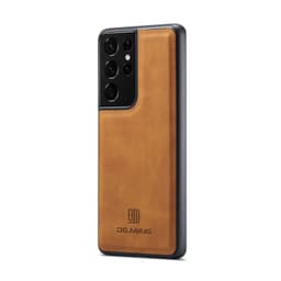 image-Factory direct M2 suitable for Samsung S21 Ultra magnetic suction card phone case S23 Ultra protective leather case