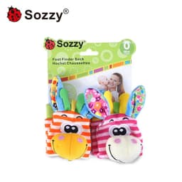 image-Sozzy Baby Rattle Socks Wrist Strap 0-1Y