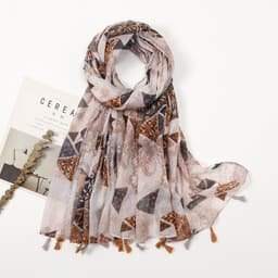 image-Japanese/Korean Butterfly Print Sun Protection Scarf, Beach Towel, 180x90cm