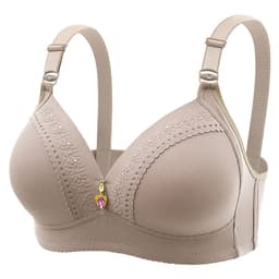 image-Women's Gathered Lift Bra - Milk Ash 36/80 3/4 Cup
