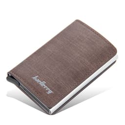 image-2021 new men's and women's neutral card holder metal aluminum shell anti-magnetic automatic pop-up rfid business card holder card holder