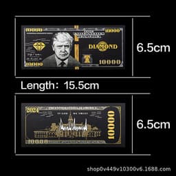 image-Trump Gold Foil Commemorative Card Set