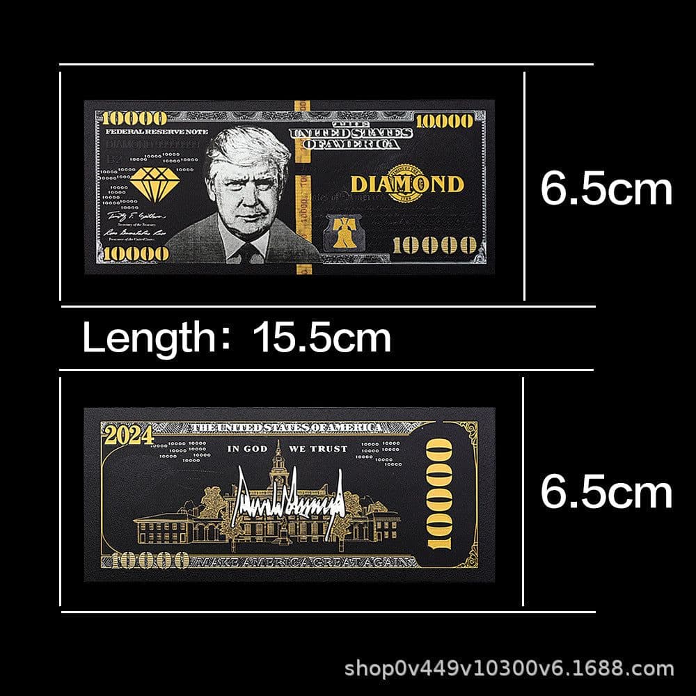 image-Trump Gold Foil Commemorative Card Set