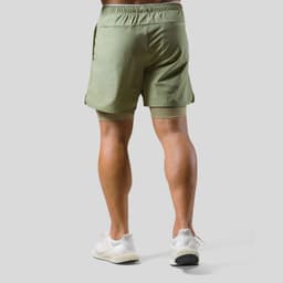 image-Summer LYFT new men's sports and leisure shorts double-layer fake two-piece basketball fitness perspiration quick-drying shorts