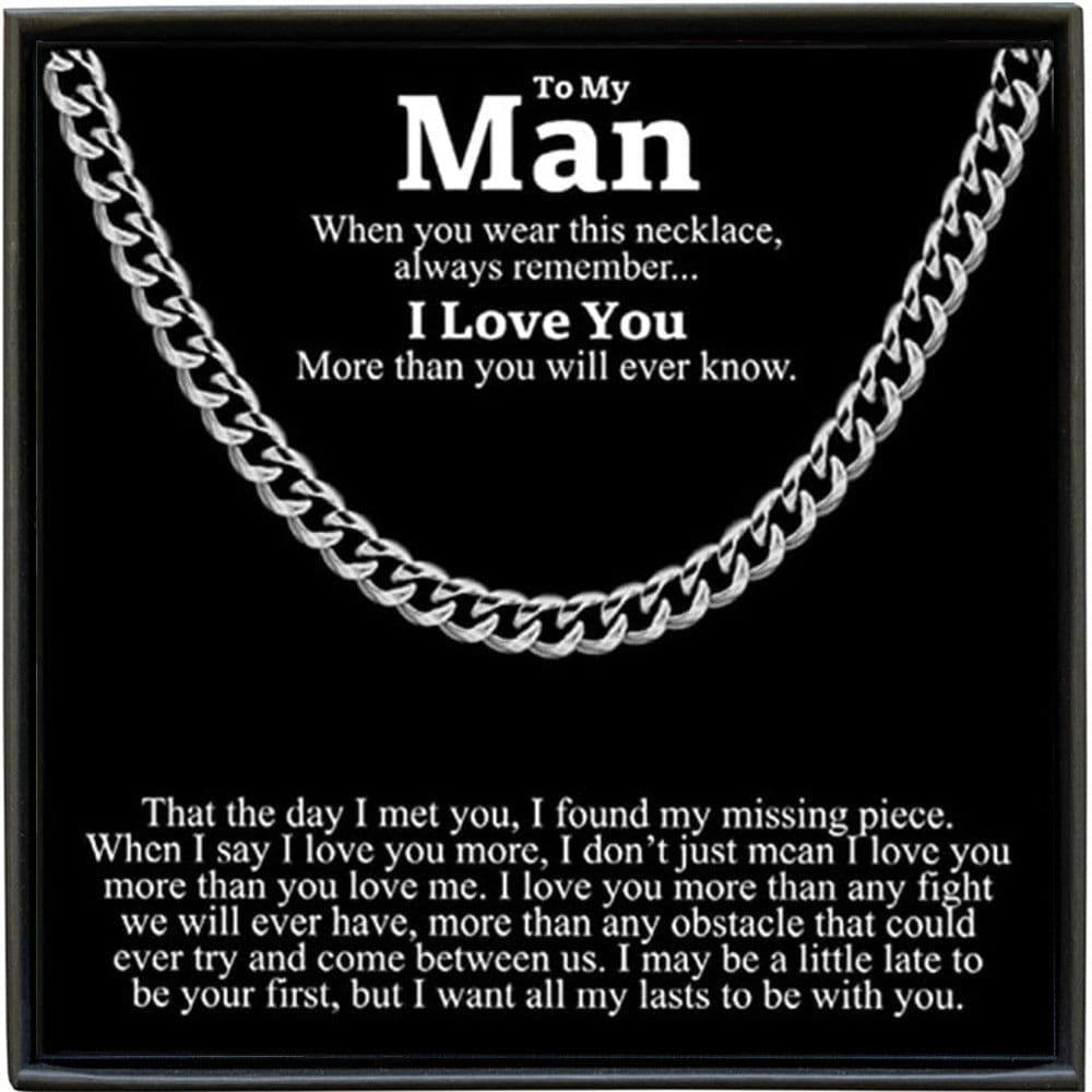 image-Cuban Link Copper Necklace - Women's Cross Chain