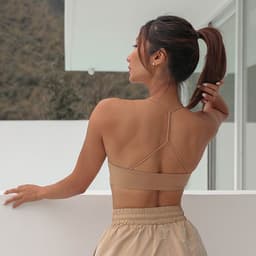 image-Sexy Yoga Tube Top - Dance Fitness Wear for Women - Moisture Wicking - Nylon