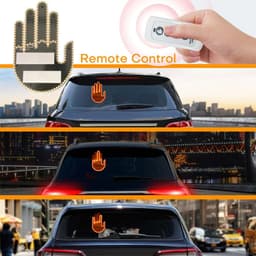image-Cross-border car finger light, gesture light, car multi-function warning light, MOQ=2 pcs