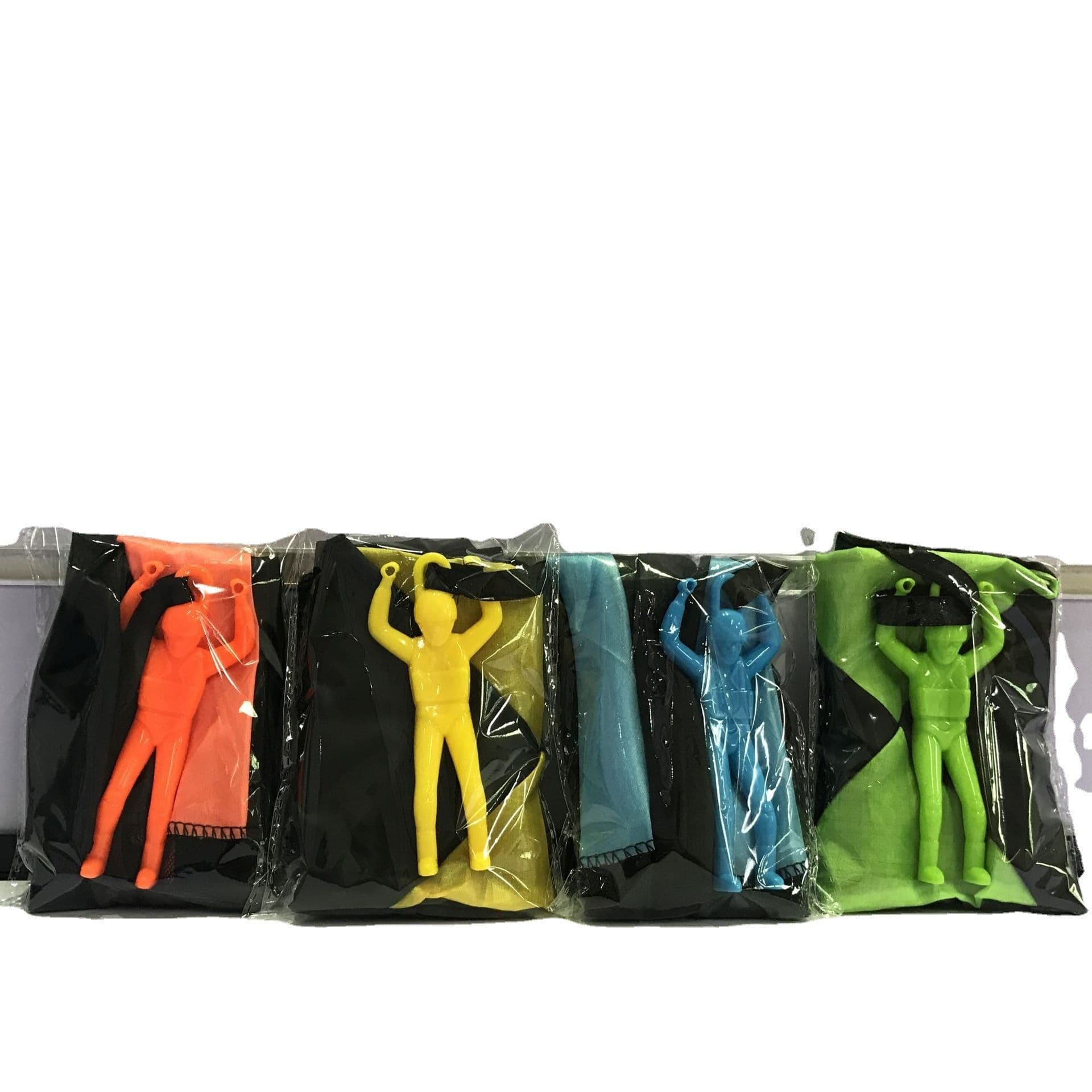image-Kids Parachute Toy - White Plastic Jumping Soldier 45mm