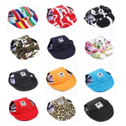 image-Cross-border Pet Supplies Dog Headwear Accessories Baseball Cap Summer Sunshade Sunscreen Cat Pet Hat