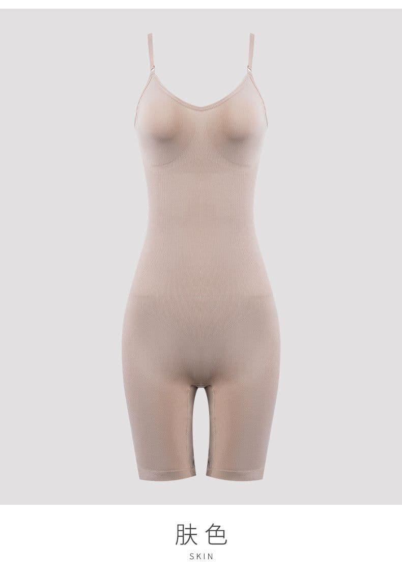 image-Women's Bodysuit Shapewear - Black Nylon S