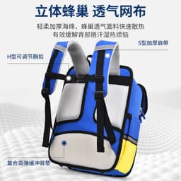 image-Chunlong Waterproof Comic Schoolbag for Grades 1-6 - 36-55L Backpack