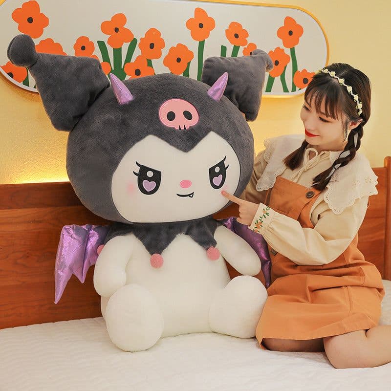 image-Devil Kurome Plush Toy Angel Melody Doll - Scissor Machine Gift for Girls