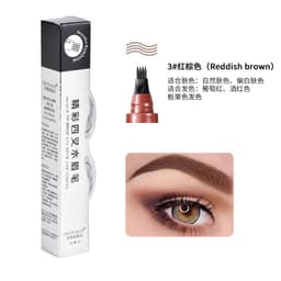 image-Cross-border hot selling four-head forked liquid eyebrow pencil Korean version four-claw waterproof and anti-Han long-lasting not easy to smudge lazy eyebrow pencil