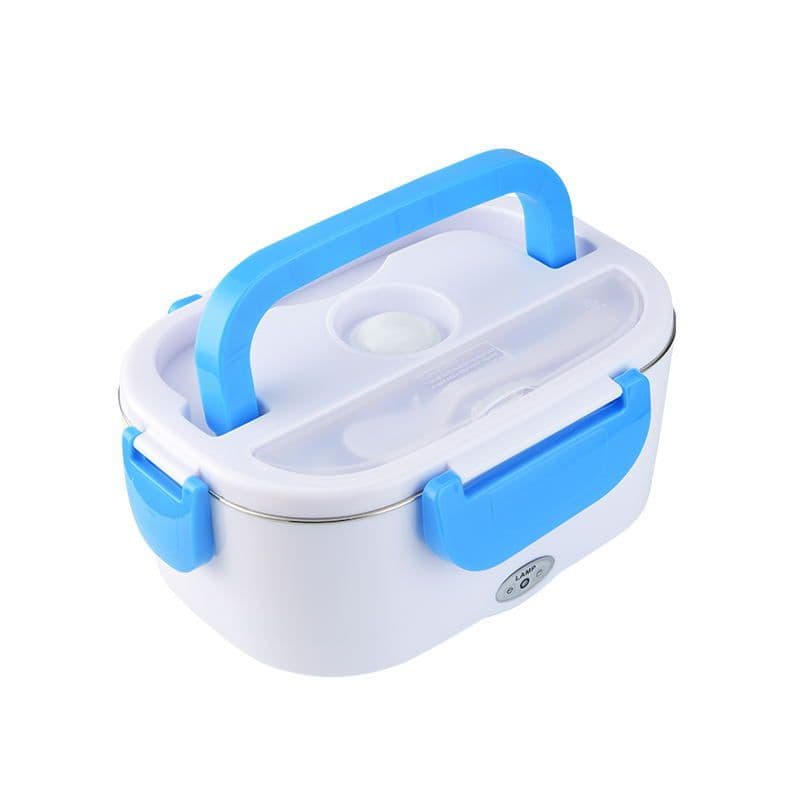 image-Car-Mounted Heated Lunch Box - Dual-Use, Portable, Insulated Mini