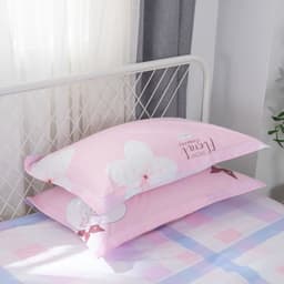 image-Spot Cotton Pillowcase - Cartoon Print Skin-Friendly