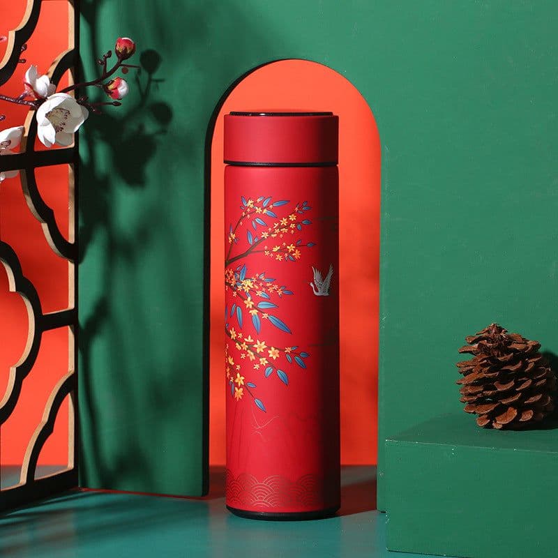 image-Smart Temperature Display Insulated Cup 304 Stainless Steel Water Bottle Gift