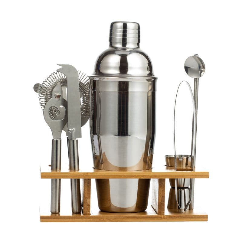 image-Stainless Steel Cocktail Shaker Set - Nordic Style Bar Tool 21.5x17x13.5CM