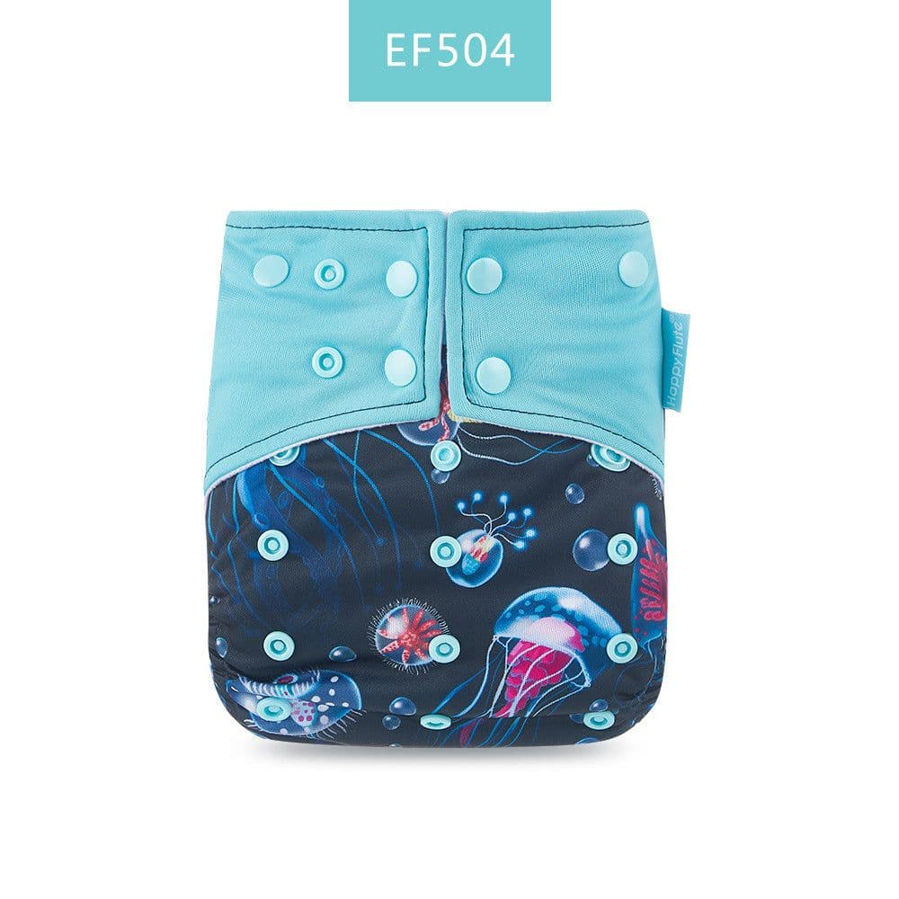 image-Happyflute Cloth Diaper - Waterproof, Anti-Leakage, One Size Fits All