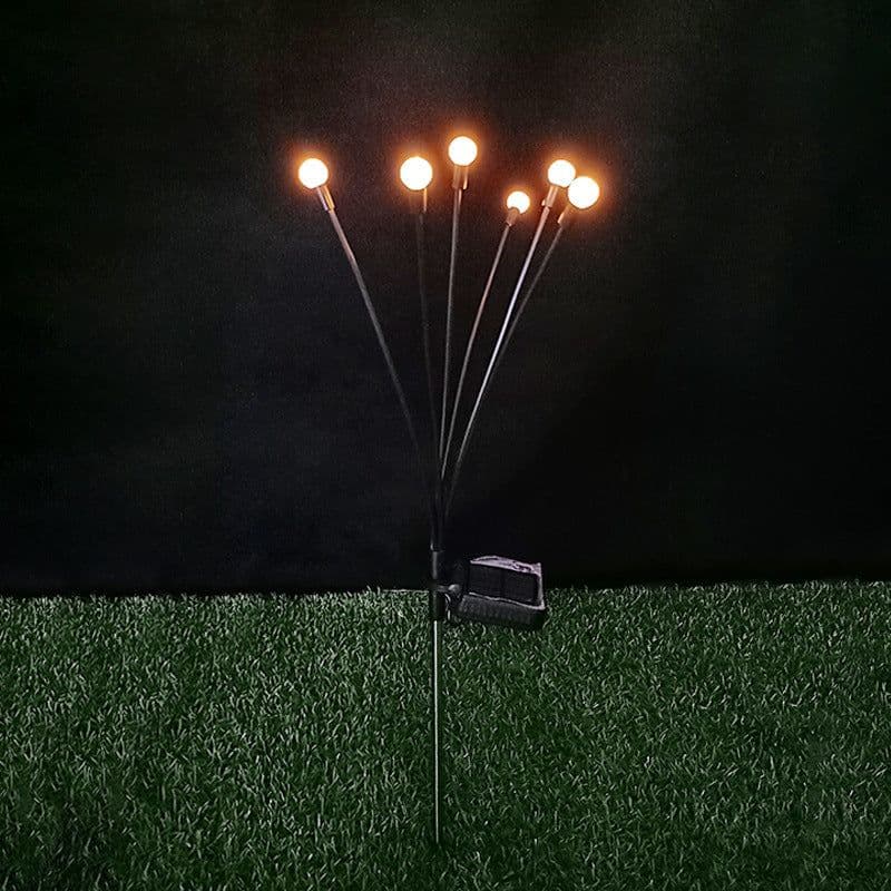 image-Solar LED Firefly Ground Light - Garden Lawn Decor