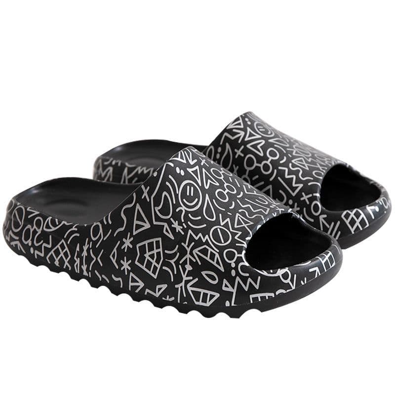 image-Coconut-Sesame Street Flip Flops - Beach Slippers - Thick Sole - Size 36-37