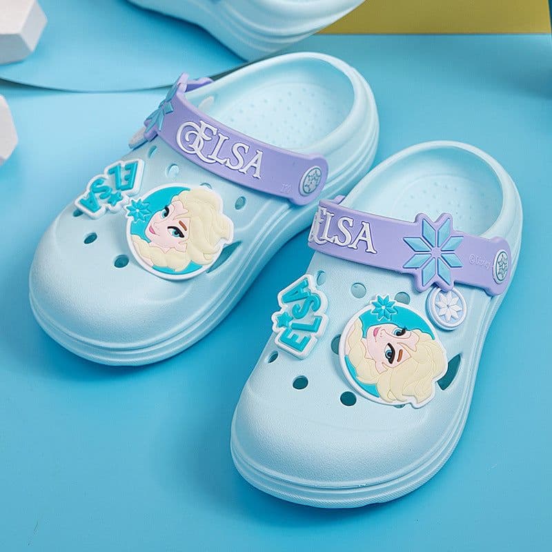 image-Disney Iron Man Crocs - Purple Kids Beach Slippers