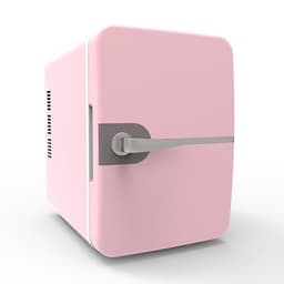 image-6L Dual-Purpose Car Refrigerator - Pink/White/Gray, USB, 48W, 12V