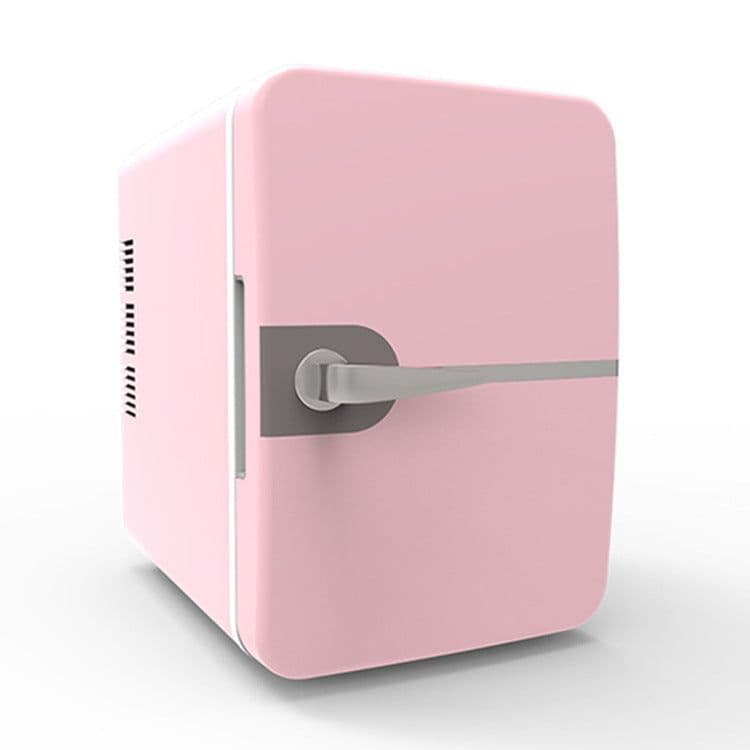 image-6L Dual-Purpose Car Refrigerator - Pink/White/Gray, USB, 48W, 12V