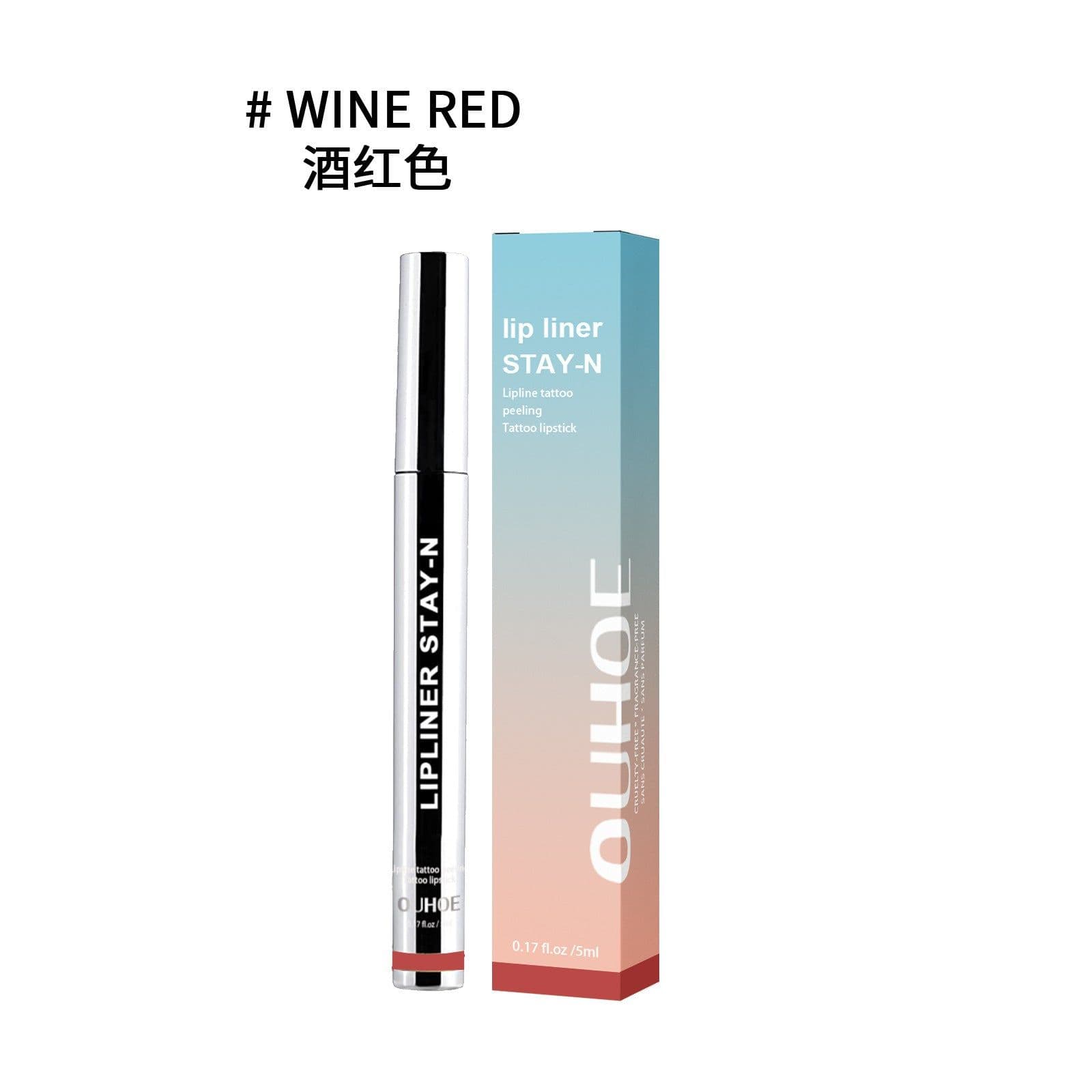 image-OUHOE Peelable Lip Liner - Full Color Tattoo
